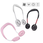 Neck Fan Manufacturer - Mini USB Portable Hands-free Rechargeable 2000mA Sports Desk Cooler
