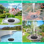 Solar Fountain Pump Manufacturer - Outdoor Garden Pond Decoration Submarined 1.5 W Floating for Pool Bird Bath