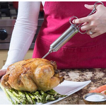 Meat Injector Manufacturer - Bbq Tools Stainless Steel Seasoning Marinade Syringe for BBQ Grill Turkey