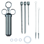Meat Injector Manufacturer - Bbq Tools Stainless Steel Seasoning Marinade Syringe for BBQ Grill Turkey