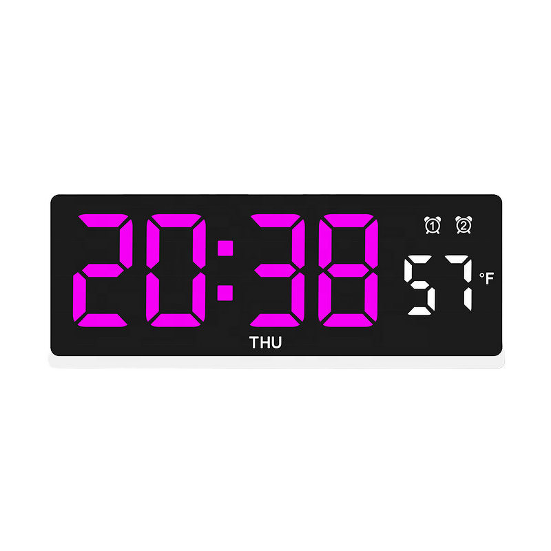 Alarm Clock Manufacturer - Digital LED with USB/Battery Power Calendar Temperature Electronic Desktop
