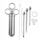 Meat Injector Manufacturer - Bbq Tools Stainless Steel Seasoning Marinade Syringe for BBQ Grill Turkey