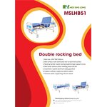 Medical Clinic Patient Examination Table Beds Stainless Steel Double Rocking Bed