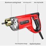 Concrete Vibrator Manufacturer - Portable 220V 1600W Electric for Construction