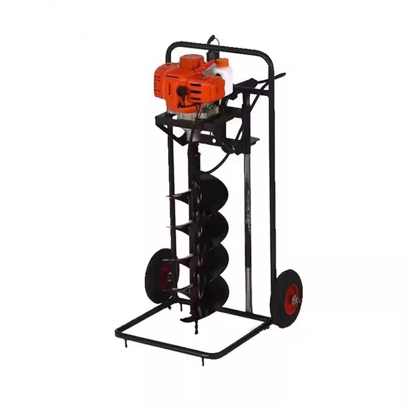 Drilling Machine Manufacturer - Small Gasoline Fertilizer Trolley for Orchard