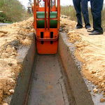 Gutter Machine Manufacturer - Cast-in-place 60cm Wide Concrete Channel