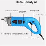 Concrete Vibrator Manufacturer - Portable 220V 1000W Electric with Screw Coupling