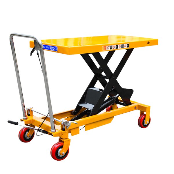 Lift Cart Manufacturer - CE Factory Direct 1000kg Hydraulic Scissor Manual Portable