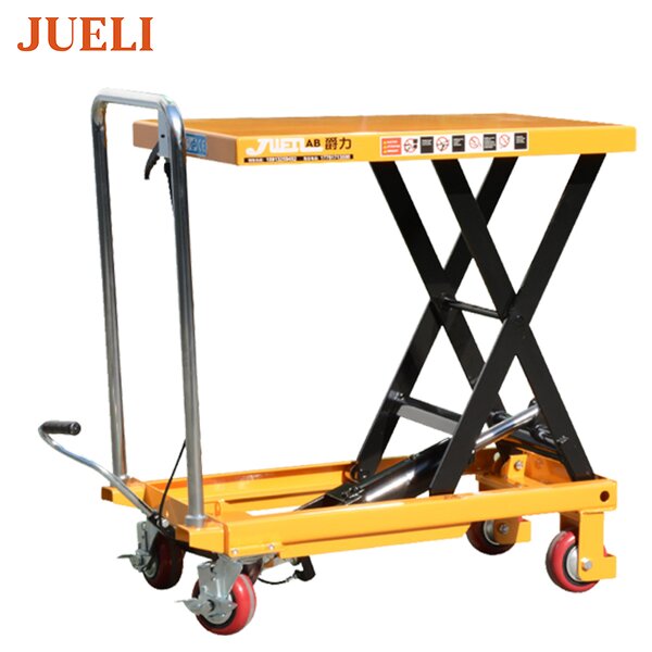 Scissor Lift Platform Manufacturer - JUELI Manual Lifter 200-500kg Weight Lifting