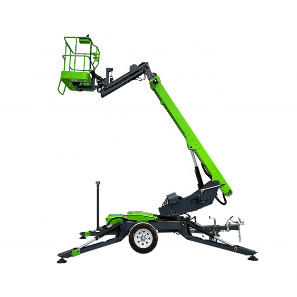 Man Lift - Manufacturer 10m-16m Electric Towable Articulated Boom Lift Trailer Mounted