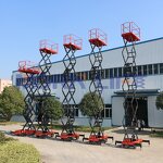 Electric Scissor Lift - Manufacturer 11m CE ISO 500kg Used Warehouse Construction Man Lift