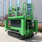 Crawler Scissor Lift - Manufacturer 4m-12m CE Self-propelled for Factory Warehouse Workshop