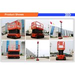 Scissor Lift - Manufacturer 4m-12m CE ISO Electric Diesel Track Rough Terrain Crawler