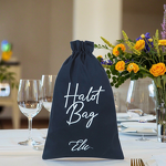 Drawstring Bag Manufacturer - Linen Custom Name for Candy Gift Drawstring Pouch