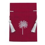 Drawstring Bag Manufacturer - Linen Embroidered Custom Logo Candy Gift Pouch