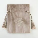 Drawstring Bag Manufacturer - Linen Custom Name for Holiday Candy Gift Gifting