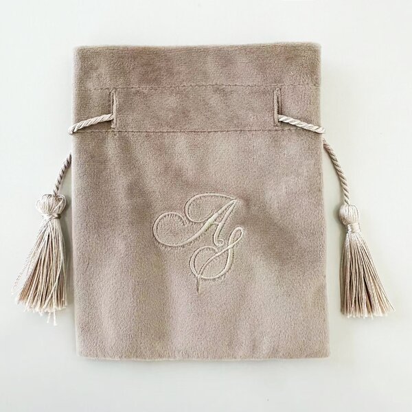 Drawstring Bag Manufacturer - Linen Custom Name for Holiday Candy Gift Gifting