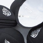 Kippah Manufacturer - Cotton Flame Embroidery Custom Logo for Bar Mitzvah Judaica Gift