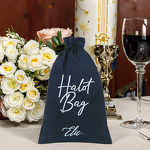 Drawstring Bag Manufacturer - Linen Custom Name for Candy Gift Drawstring Pouch