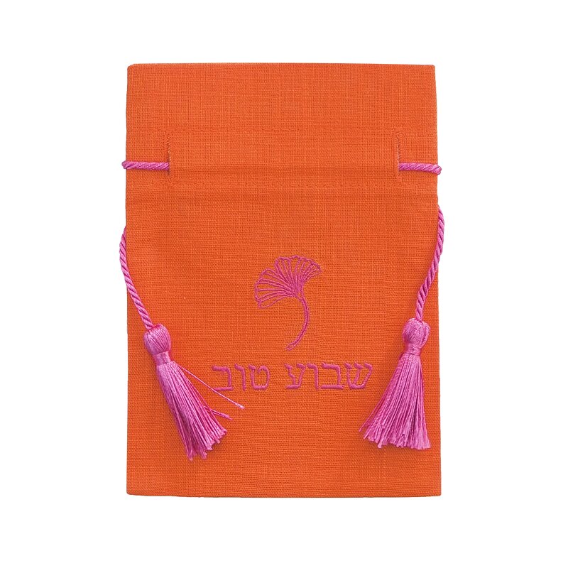Drawstring Bag Manufacturer - Linen Embroidered Custom for Jewish Holiday Shabbat Gift