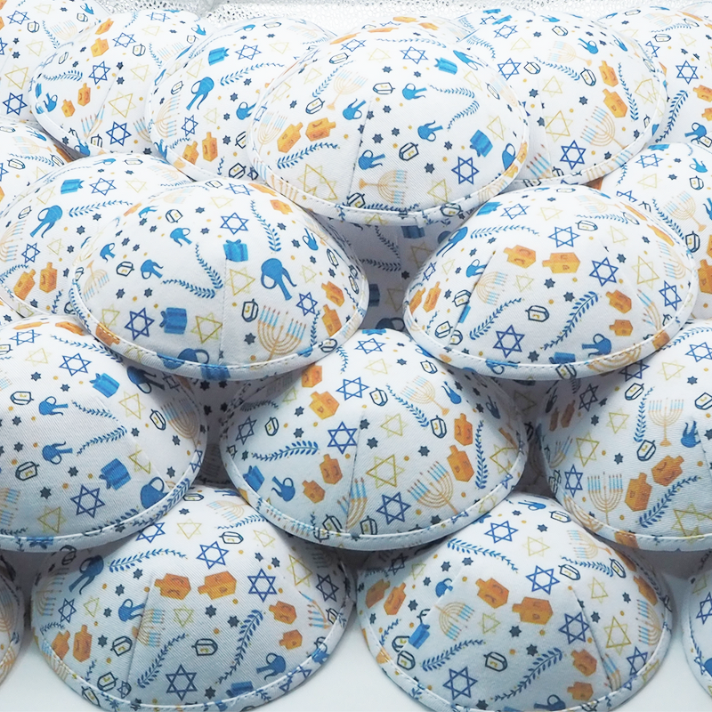 Kippah Manufacturer - Liberty Custom Logo for Bar Mitzvah Judaica Wedding Gift