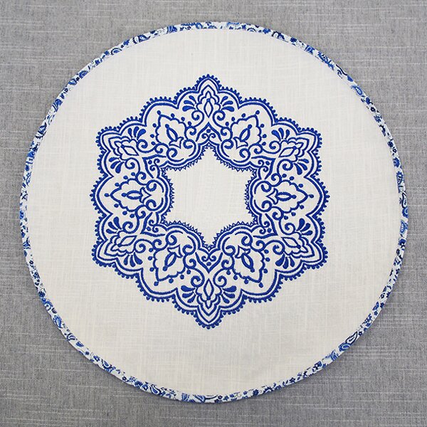 Challah Cover Manufacturer - Embroidered Hebrew Letter Design Shabbat Judaica Gift