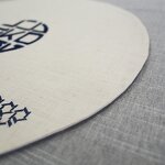 Challah Cover Manufacturer - Embroidered Hebrew Letter Design Shabbat Jewish Gift