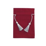 Drawstring Bag Manufacturer - Linen Embroidered Custom Logo Candy Gift Pouch