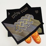 Challah Cover Manufacturer - Custom Embroidered Hebrew Letter Design Sabbath Judaica