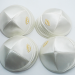 Kippah Manufacturer - Satin All Seeing Eye Embroidery Wholesale Custom Logo Gift