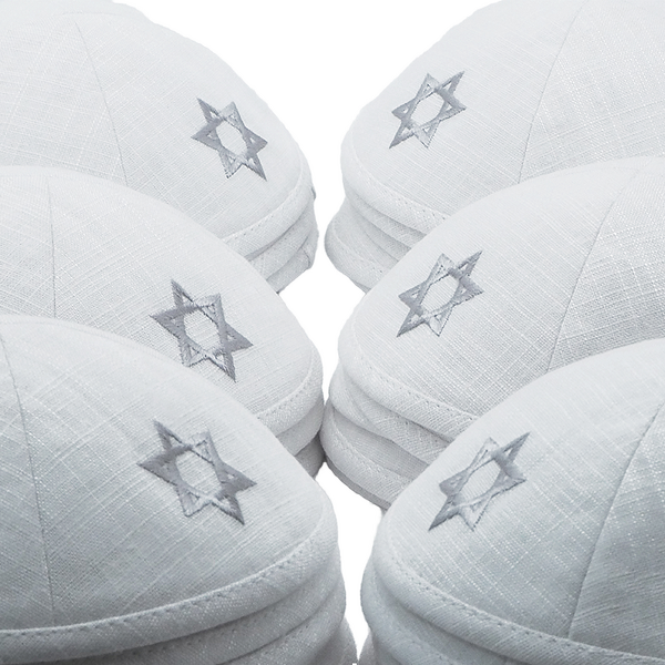 Kippah Manufacturer - Velvet Hebrew Letter Embroidery Men's Jewish Yamaka Ethnic