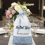 Drawstring Bag Manufacturer - Silk Printed Luxury Candy Gift Drawstring Pouch