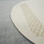 Challah Cover Manufacturer - Hexagonal Embroidered Hebrew Letter Shabbat Jewish Gift