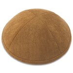 Kippah Manufacturer - Suede Custom Embroidery Logo for Wedding Bar Mitzvah Gift
