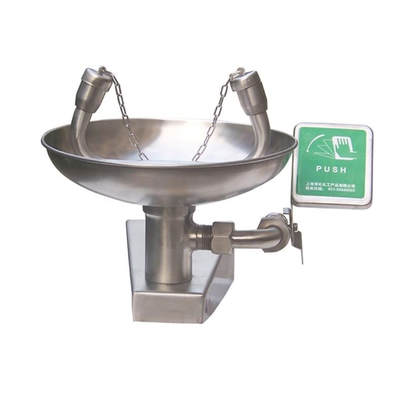 Eye Wash Station Manufacturer - SS304 Wall-Mounted with ABS Material for Factories