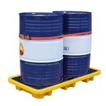 Spill Containment Pallet Manufacturer - 2 Drum Plastic for Oil Control Factory Price