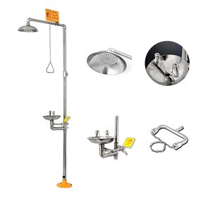Emergency Eyewash Manufacturer - High Quality SS304 Stainless Steel and Shower Station