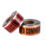 Warning Tape Manufacturer - Wide Width Heavy Duty PP+AL+PE 12MIL for Large-Scale Underground Works