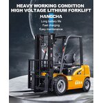 Forklift Manufacturer - Hangcha CPD35 3.5t Lithium CE Side Shift Custom 4x4 AC Motor
