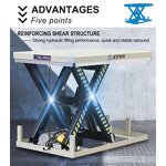 Lift Table Manufacturer - Hangcha 1000kg CE Manual Small Hydraulic Hand Scissor Lift