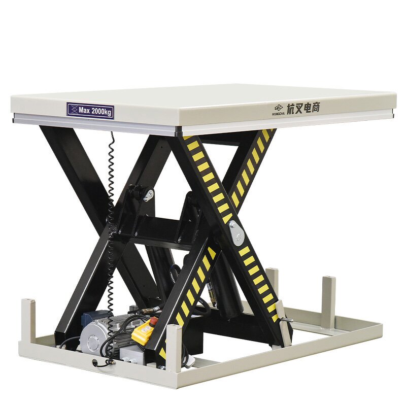 Lift Table Manufacturer - Hangcha 1t 1.3m 2000*1000mm ISO CE Warehouse Electric Scissor