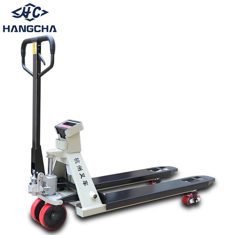 Pallet Truck Manufacturer - Hangcha 2500kg 700mm Weighing Scale Printed Hydraulic Pump