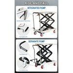 Lift Table Manufacturer - Hangcha 1000kg Factory Price Manual Small Hydraulic Hand Scissor