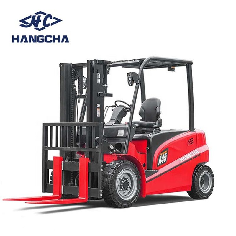 Forklift Manufacturer - Hangcha CPD50 5t 193Ah Solid Tyre Side Shift Compact Electric