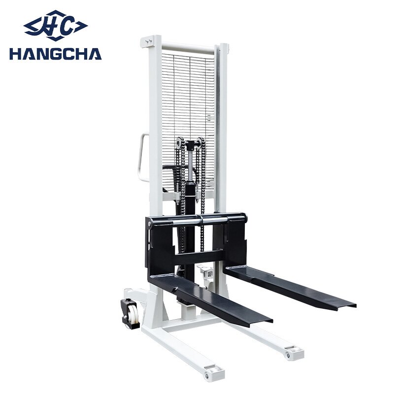 Pallet Stacker Manufacturer - Hangcha 1t 2500mm ISO CE Warehouse Hand Hydraulic Stacker