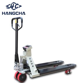 Pallet Truck Manufacturer - Hangcha 2500kg CE ISO Weighing Scale Hand Hydraulic Pump