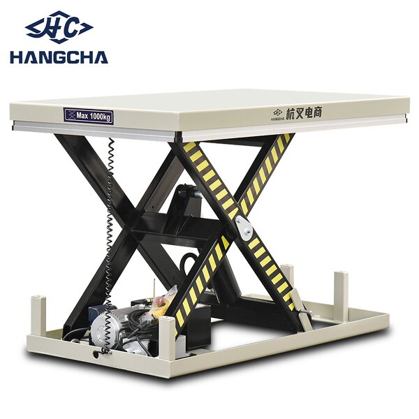 Lift Table Manufacturer - Hangcha 1t 1m 1300*820mm ISO CE Hydraulic Electric Scissor