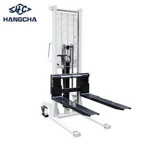 Pallet Stacker Manufacturer - Hangcha 1t 2000mm ISO CE Warehouse Hand Hydraulic Stacker