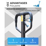 Pallet Truck Manufacturer - Hangcha 2500kg 700mm Weighing Scale Hydraulic Pump Jack