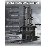 Pallet Stacker Manufacturer - Hangcha 1500kg 2500mm CE ISO Full Auto Standing Electric